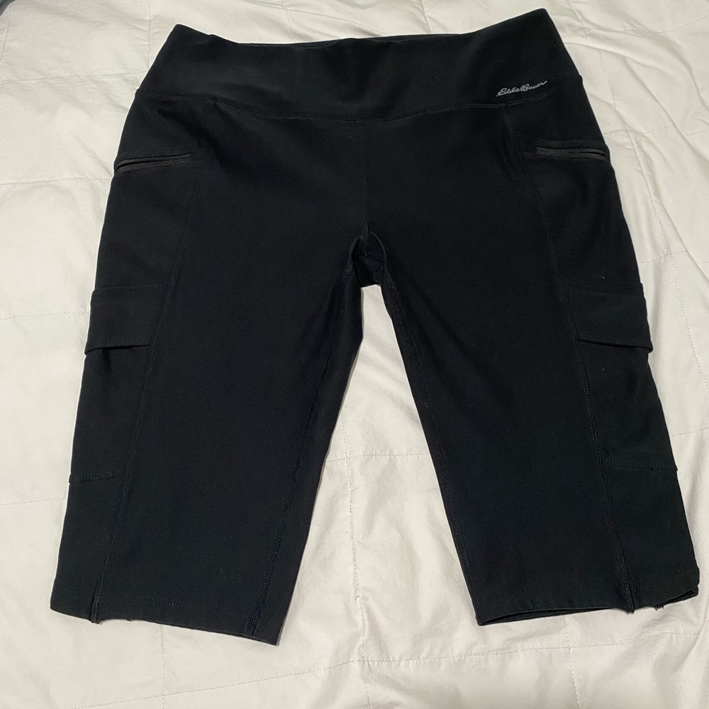 Eddie Bauer Black Athletic long Shorts